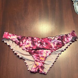 Shade & Shore Pink and Purple Swim Bottom
